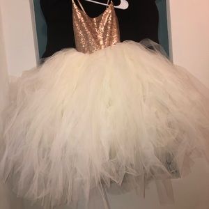Sequined Flower Girl Tutu Dress